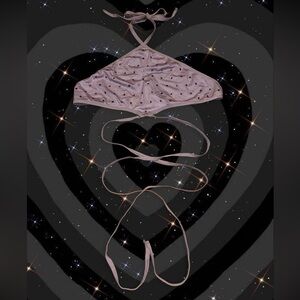 Horoscopez Pastel Purple Rhinestone Top (Large)